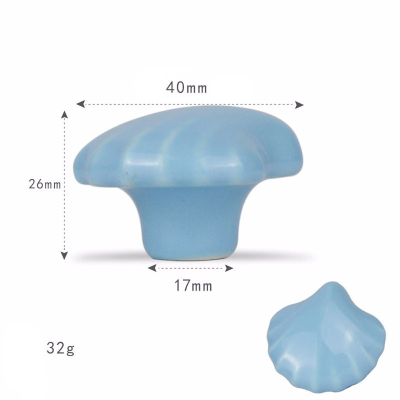 Ceramic Cabinet Handles Dresser Knobs Drawer Pulls for Kid's Room