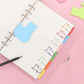 CATOR Pack of 40 Paper Clips Colourful Paper Clips Animal Shape Bookmark Cute Paper Clips Metal for Office School Notebook Office Supplies Paper Clips Motif