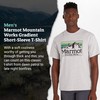 MARMOT Men's MMW Gradient Short Sleeve Tee, Light Grey Heather,