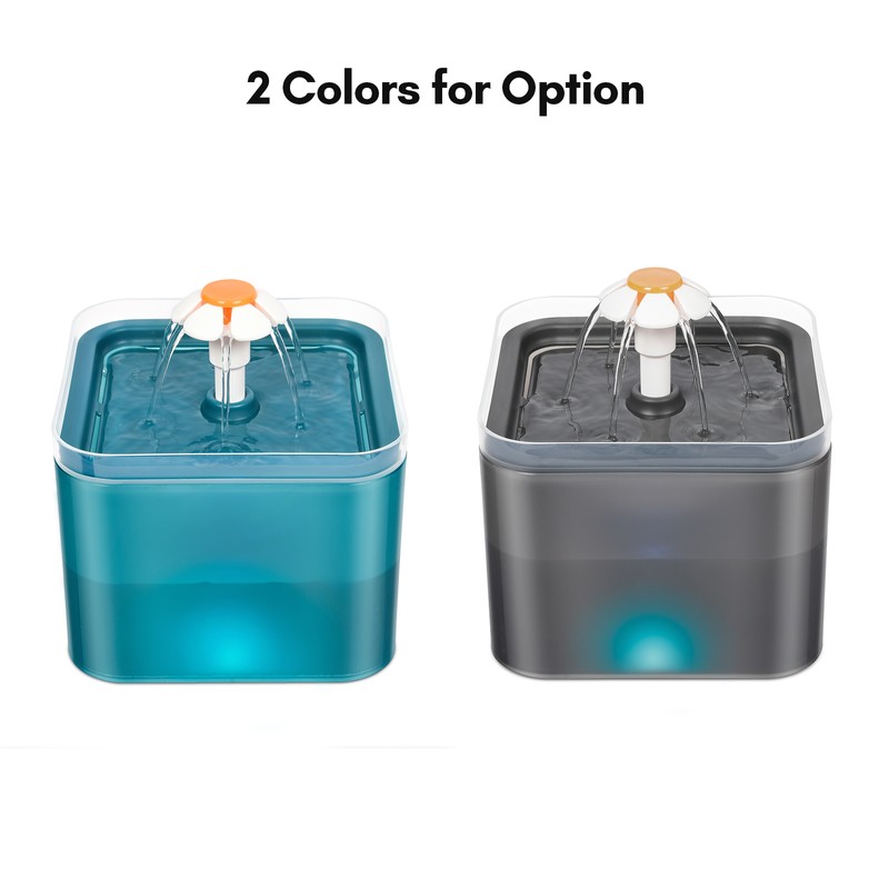 2L/67OZ Large Capacity Pet Water Fountain Intelligent Electric Automatic Drinking
