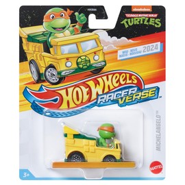 Hot Wheels RacerVerse Vehículo de Juguete Michaelangelo para niños de 3 años en adelante