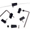 Alnicov Electric Bass Guitar Headless String Nut Set，with 1 Wrench