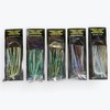 5 Pack 4" Salmon Trolling Fly & Leader Rig UV