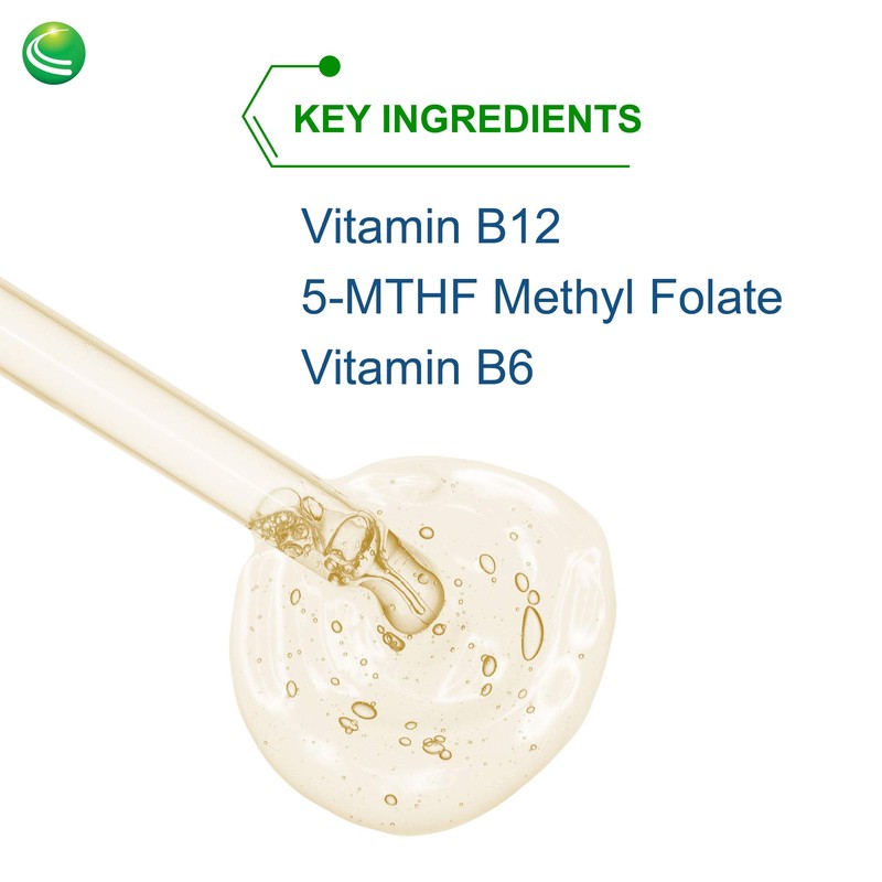 Nutra Biogenesis Methyl Factors - Vitamin B12 Drops, Methylfolate Drops,