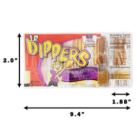 J.R. Dippers Cheese Dip & Pretzel Sticks Snacks (2 Packs)
