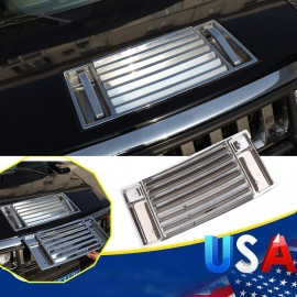 autopart2021 Silver Front Hood Deck Vent Panel Handle Cover Trim For Hummer H2 2003-2009