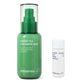Innisfree Green Tea Ceramide Mist (90mL+Cica Ampoule 10ml) / 이니스프리 그린티 세라마이드 미스트 (90mL+시카앰플 10ml)