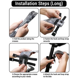 Foldable Bike Mud Guard Set Mountain Bike Front Rear Quick Release Cycle Wings