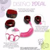 YONGLE Arnes Correa Seguridad Niños Pulsera Anti-robo De Acero 1.5m
