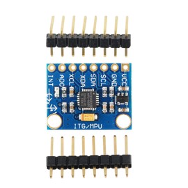 Wishiot GY-521 MPU-6050 MPU6050 3 Axis Accelerometer Gyroscope Sensor Module 16Bit AD Converter Data Output IIC I2C 3-5V for Arduino