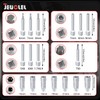 JEUCLEL 18PCS Suspension Shock Absorber Strut Nut Removal Tool Socket