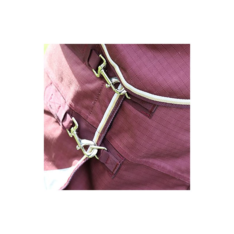 Shires Highlander Plus 100g Turnout Rug - Maroon 5'9" /