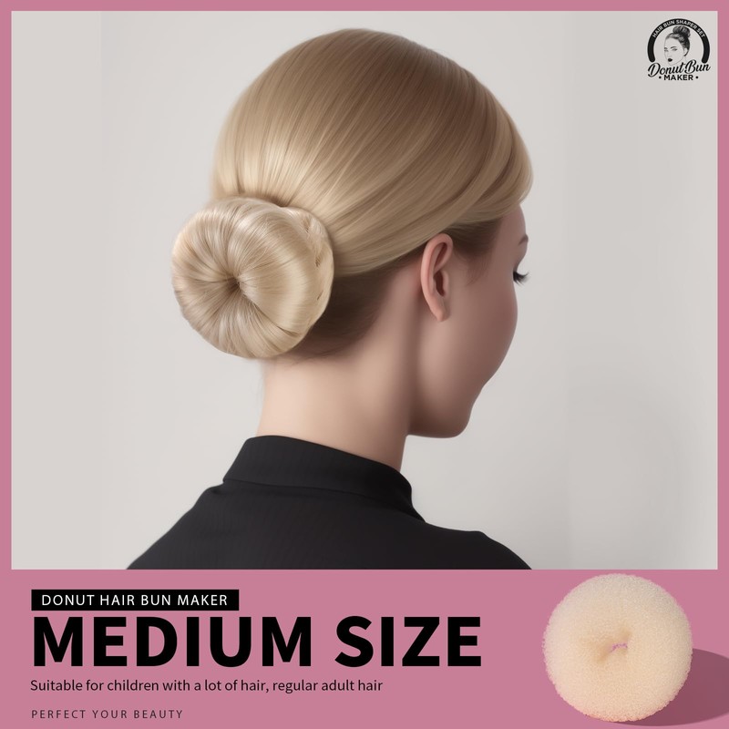 Teenitor Hair Bun Shaper Set with Extra-large, Large, Medium, Small
