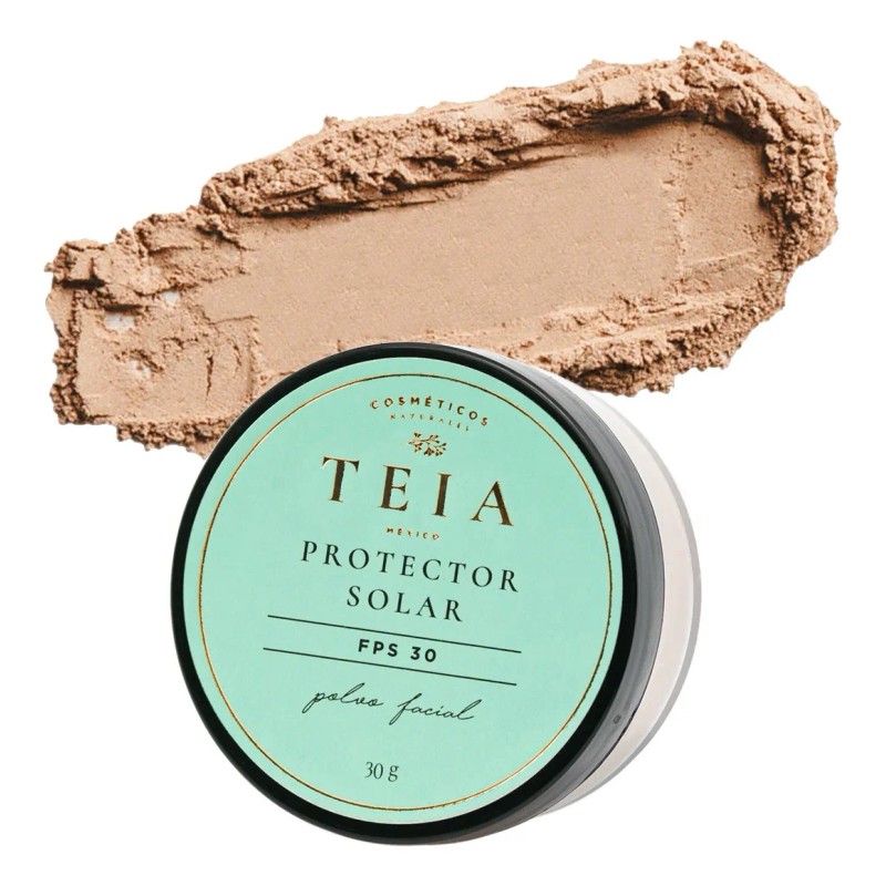 Protector Solar En Polvo Fps 30 100% Mineral Teia Cosméticos