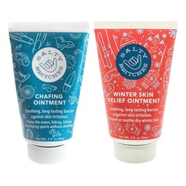 Salty Britches Chafing Ointment + Winter Ointment Bundle | Protective Barrier Against Chafing and Irritation | Soothes Dry Winter Skin (Variety 2 Pack)