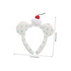 TOVINANNA Cute Cherry Bear Ears Plush Hairband for Women and