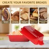 AILITOR 9x5 Enameled Cast Iron Loaf Pan with Lid -