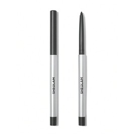SHEGLAM On-Line Creamy Eyeliner Waterproof Matte Gel Eyeliner Pencil Smudge-Proof Long Lasting Nourishing Eyeliner With Botanicals Sodium Hyaluronate-Black