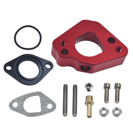 AKSGKGQ Billet Intake w/Pulse Manifold For Predator 212cc CT200u BT200X For Hond* GX160 GX200 6.5HP OHV 196cc KT196 Clone Engines Mini Bike Go Kart Red