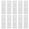 10pcs Aluminum Flat Connecting Joining Plate Flat Straight Mending Joining