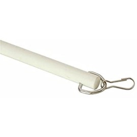 Graber Kirsch 36" Fiberglass Drapery Baton Wand with Stainless Steel Snap Hook