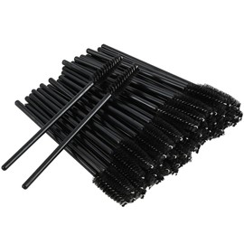 BUTBU 100 Stk Einweg Wimpernbürsten, Wimpernverlängerungs Bürsten, Zubehör für Wimpernverlängerung, Beauty-Salon & Hausgebrauch Eyelash Brush, Kosmetikpinsel Kit für Falsche-Wimpernverlängerung