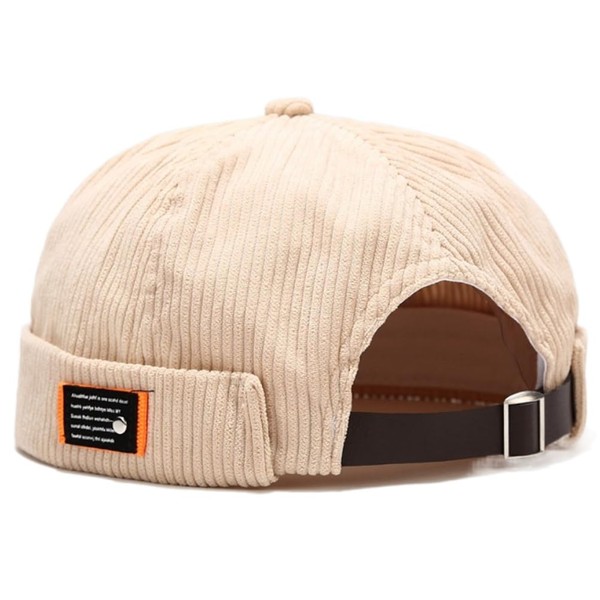 Corduroy Docker Cap Without Visor Casual Men's Docker Cap Sailor