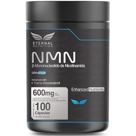ETERNAL NUTRITION Ultra Pure: NMN 99.5% + Resveratrol 98% Puro (100 Caps)