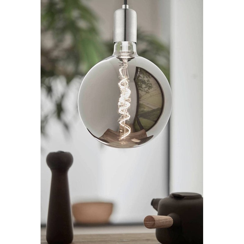 Eglo York Pendant Light Steel 60 W Matt Nickel