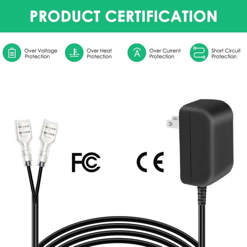 Mrgru 3V Replacement Power Adapter for Dexen Fireplace Compatible with