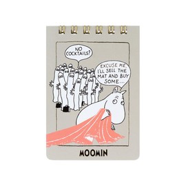 Sunstar Stationery Moomin Ring Memo, A7, 2025 Summer, Nordic Scene S2848414