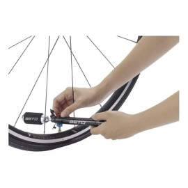 Beto Bomba Manual Co2-008a 2 Cartuchos Bicicleta Ciclismo Beto Color Gris/negro