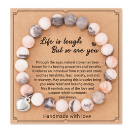 strrng Bead Bracelet,Healing Bracelets for Women,Gemstone Bracelet,Bead Bracelets for Womens,Suitable For Grandma,Mother,Teenagers,Ladies To Wear,Can Also Be Given As Gifts (With Card)