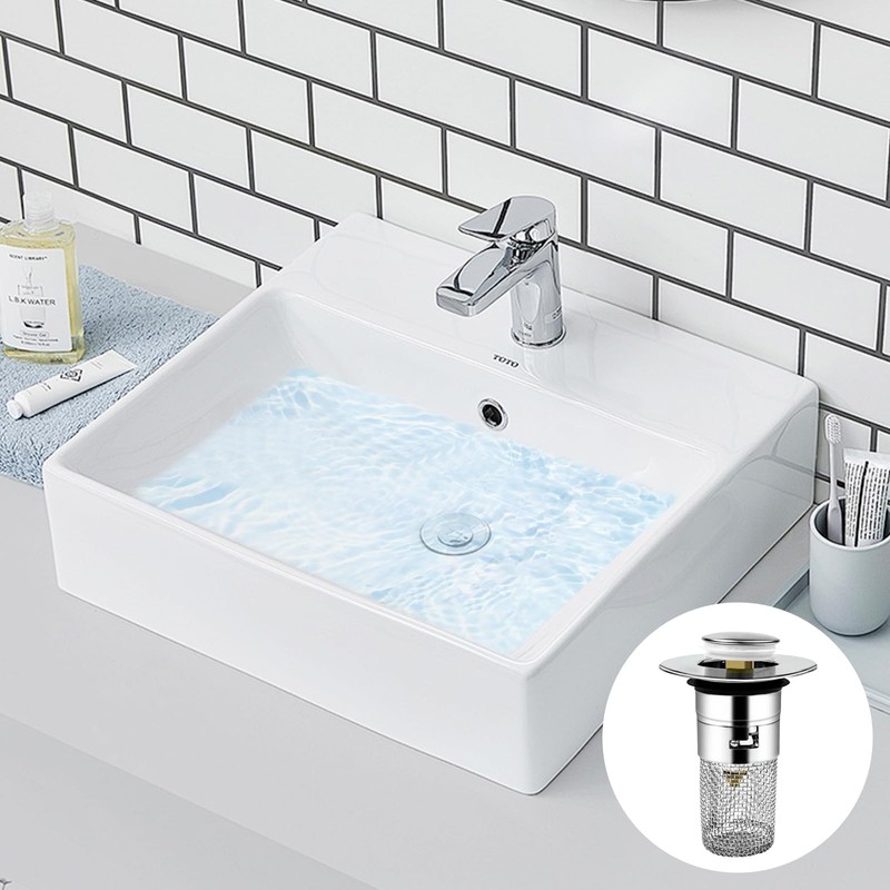 Sink Plug for 34-40 mm Drain Drain Pack of 2