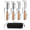 Sevender 4 PCS Wood Chisel CR-V Steel Chisel Steel Forged