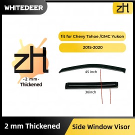 zh Fits Chevy Tahoe /GMC Yukon 2015-2020 Side Window Visor Sun Rain Deflector Guard