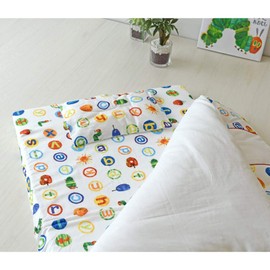 baby.e-sleep Harapeko Double Gauze Fitted Sheet, Made in Japan, 47.2 inches (120 cm)