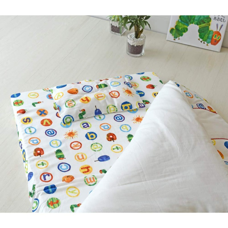 baby.e-sleep Harapeko Double Gauze Fitted Sheet, Made in Japan, 47.2