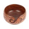 Jenngaoo Yarn Bowl, Natural Hand-made Crafted Wooden Large Yarn Bowl