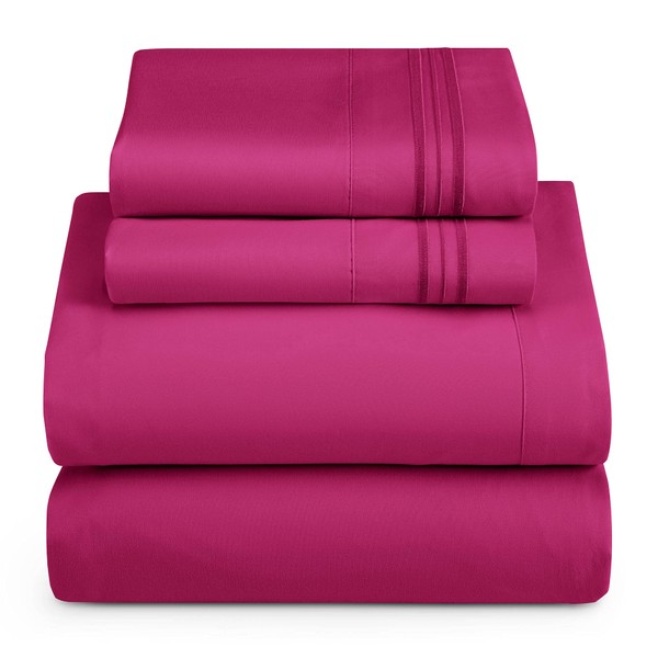 Hearth & Harbor Twin Size Sheets - 3 Piece Bed