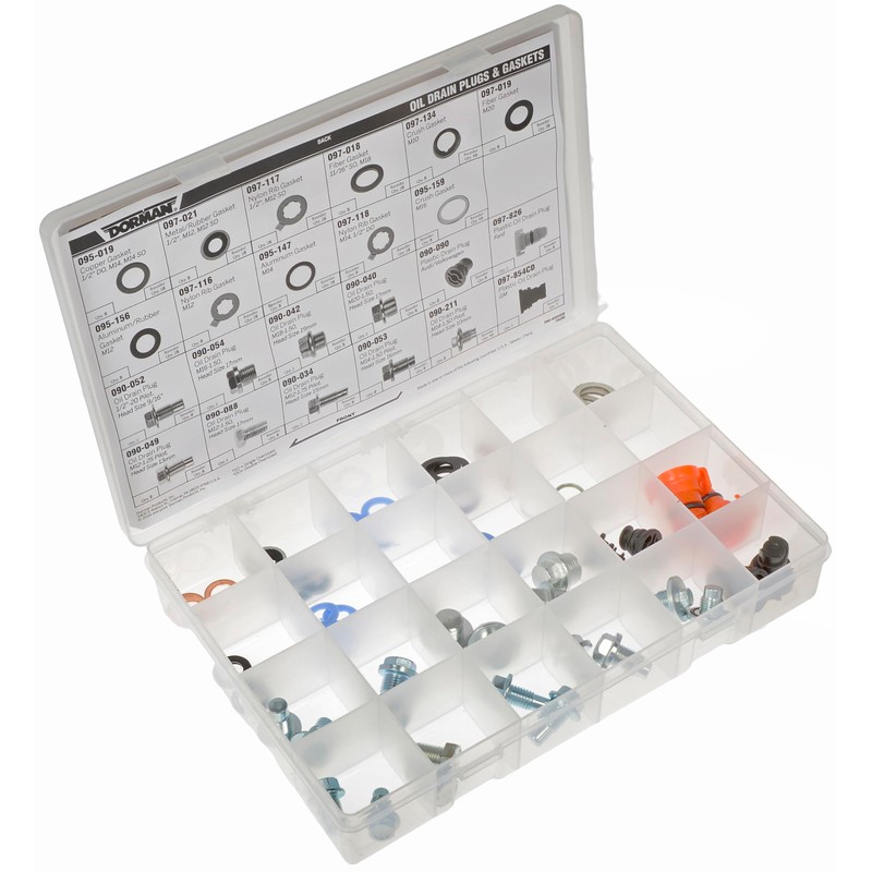 Dorman 990-600 Oil Drain Plug and Gaskets Tech Tray (23