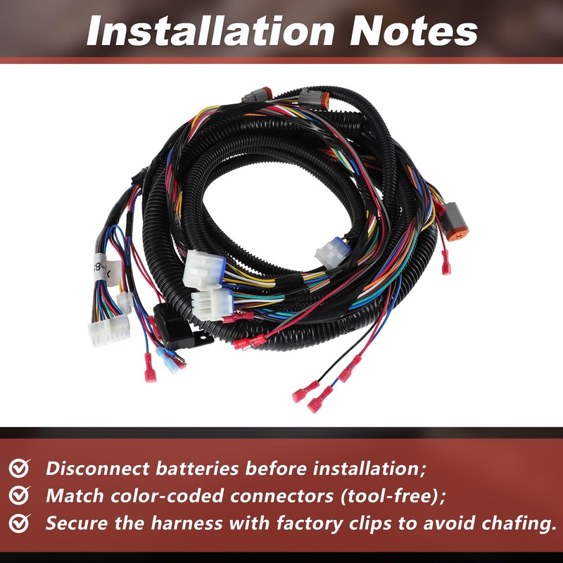 VekAuto No.102585801 Main Wire Wiring Cable Harness Compatible for Club