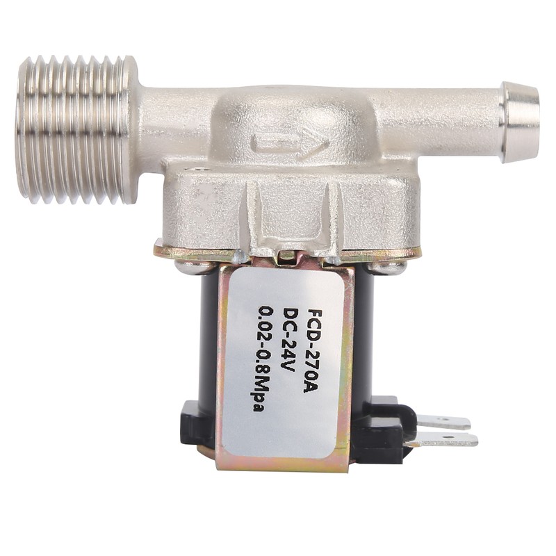 1/2" Copper Electric Solenoid Valve NC Normally Closed Water Inlet