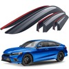 Goodyear Shatterproof Window Deflectors for Honda Civic 2022-2025 Sedan, Tape-on