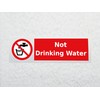 Not Drinking Water Sticker Pack of 3 Waterproof Outdoor Vinyl