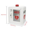 AED Defibrillator Wall Mounted Cabinet, Steel Storage Cabinet with Alarm