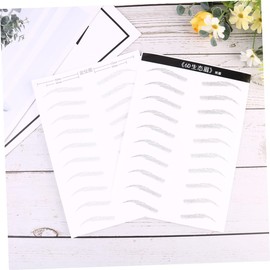 Beavorty Sets Hair-like Eyebrow Sticker Artificial Simulation Eyebrows Easy to Use for Women Long-lasting Brow Makeup Tools Sheets