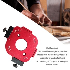 R Angle Arch Template R10/R15/R20/R25, Clear Scale, Multifunctional Radius Stencil, Milling Template for Woodworking DIY Projects