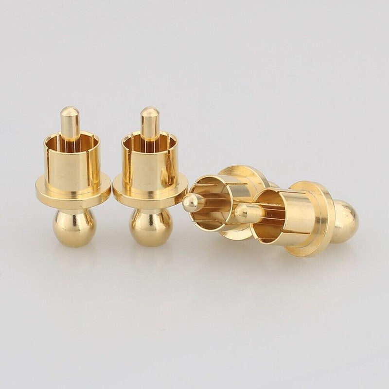 16Pcs Gold Plated RCA Caps Plug Short-Circuit Shielding Socket Protect