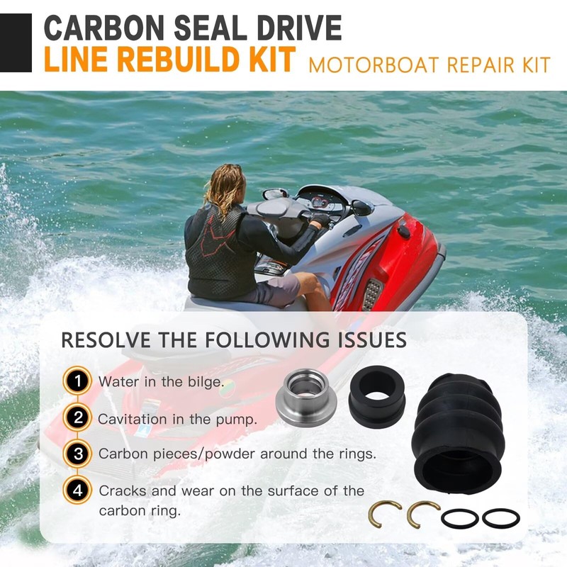 Gxcdizx Latest Upgraded Carbon Seal Drive Line Rebuild Repair Kit